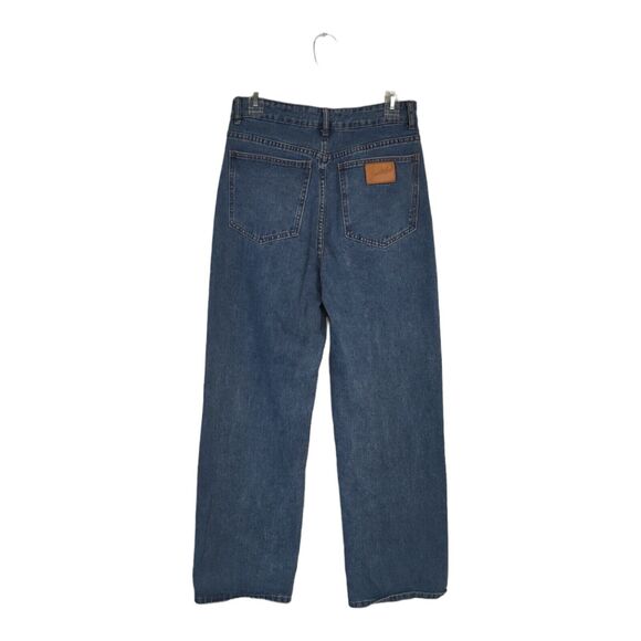 SHEIN Women's Jeans High Rise Wide Leg Blue Jeans Denim Medium Wash size 6 - Picture 1 of 10